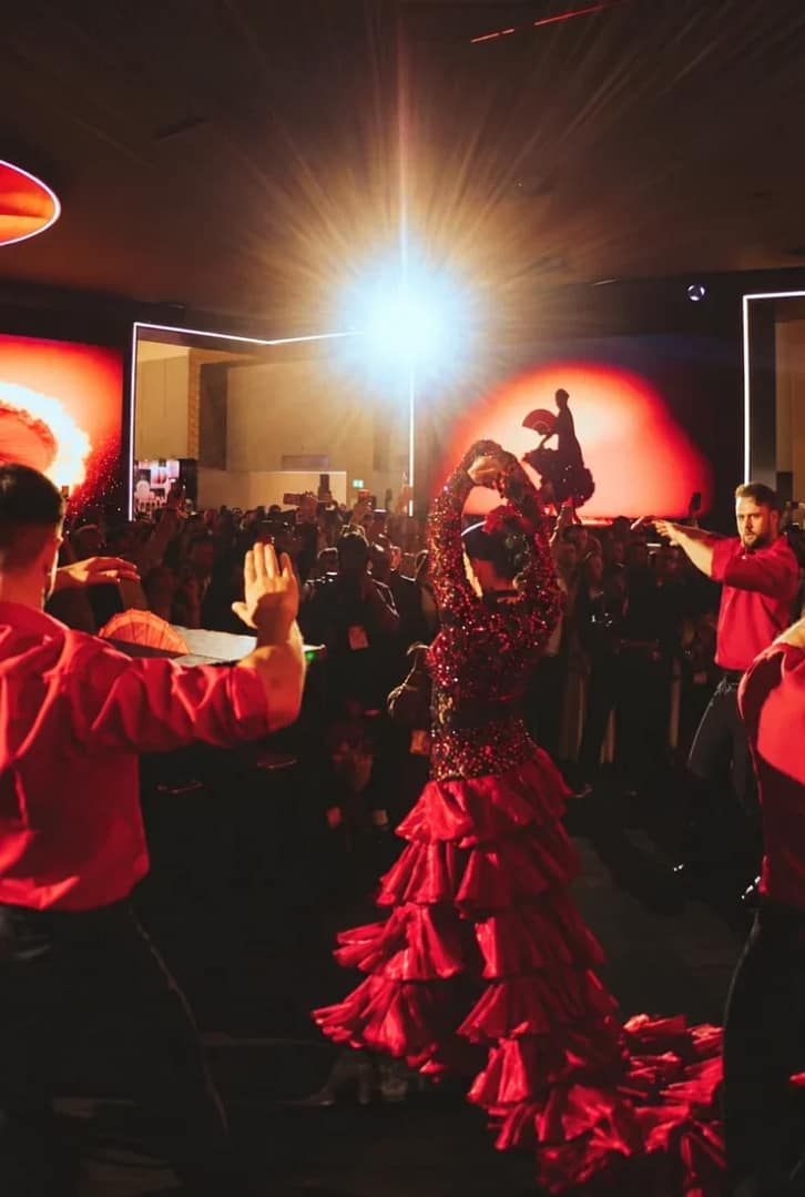 Famous singer for corporate event Live performance at an exhibition stand